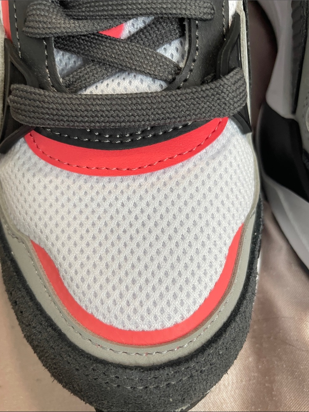 Puma Men's Athletic Shoes in White, Black, Red, Gray - Picture 5 of 6